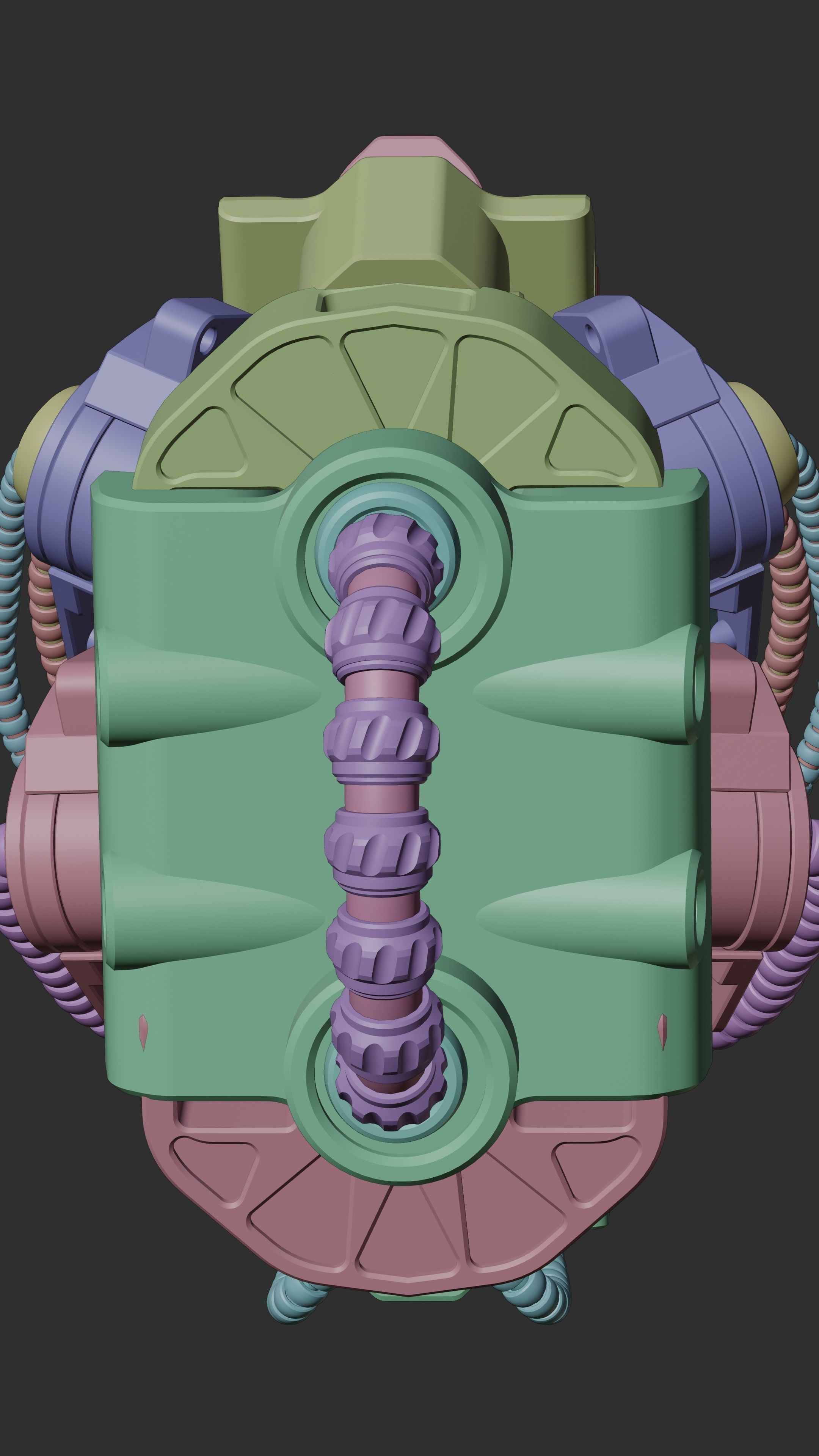 Sci-fi Character Cyborg 004 3D model_30