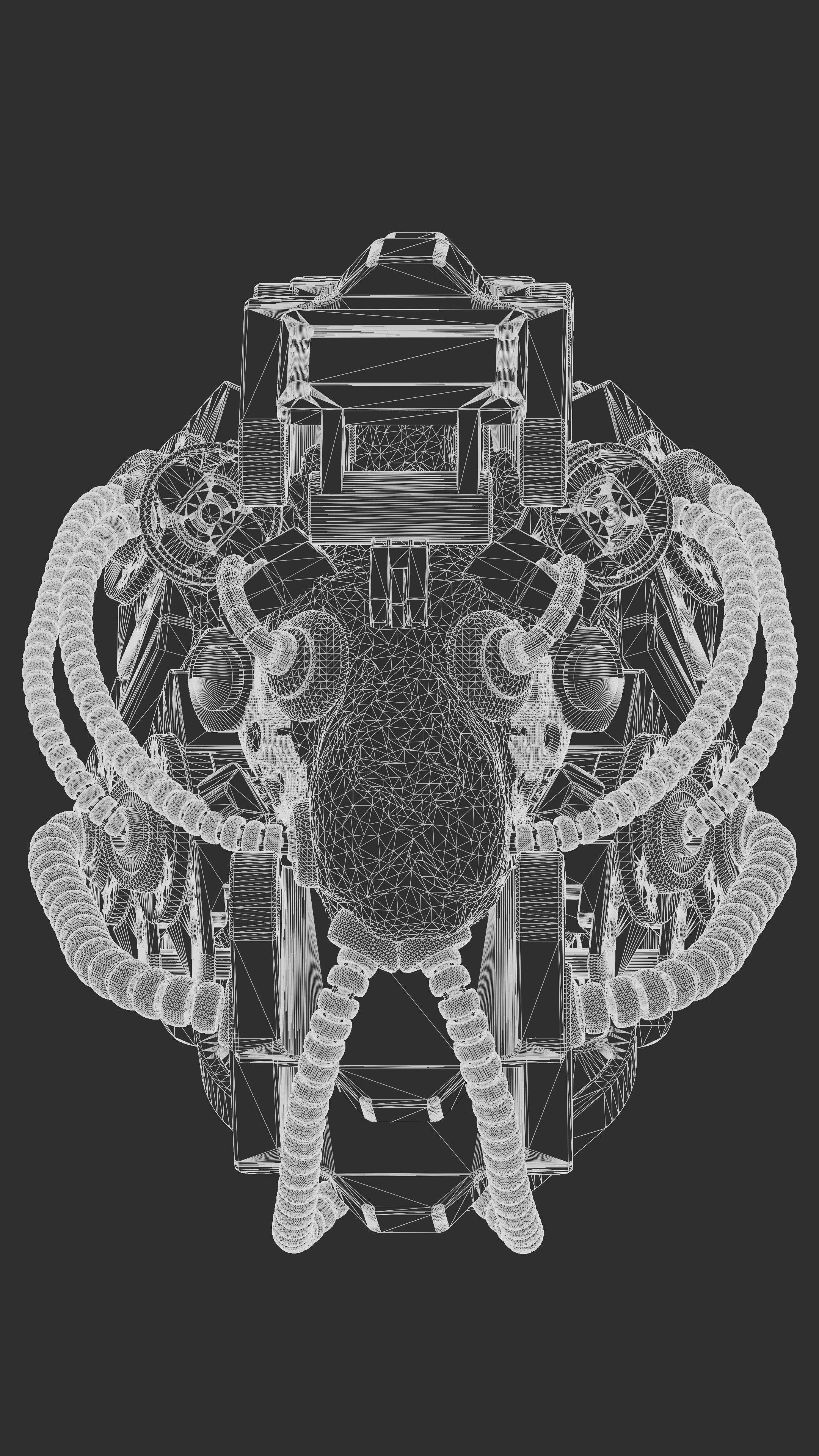 Sci-fi Character Cyborg 004 3D model_18