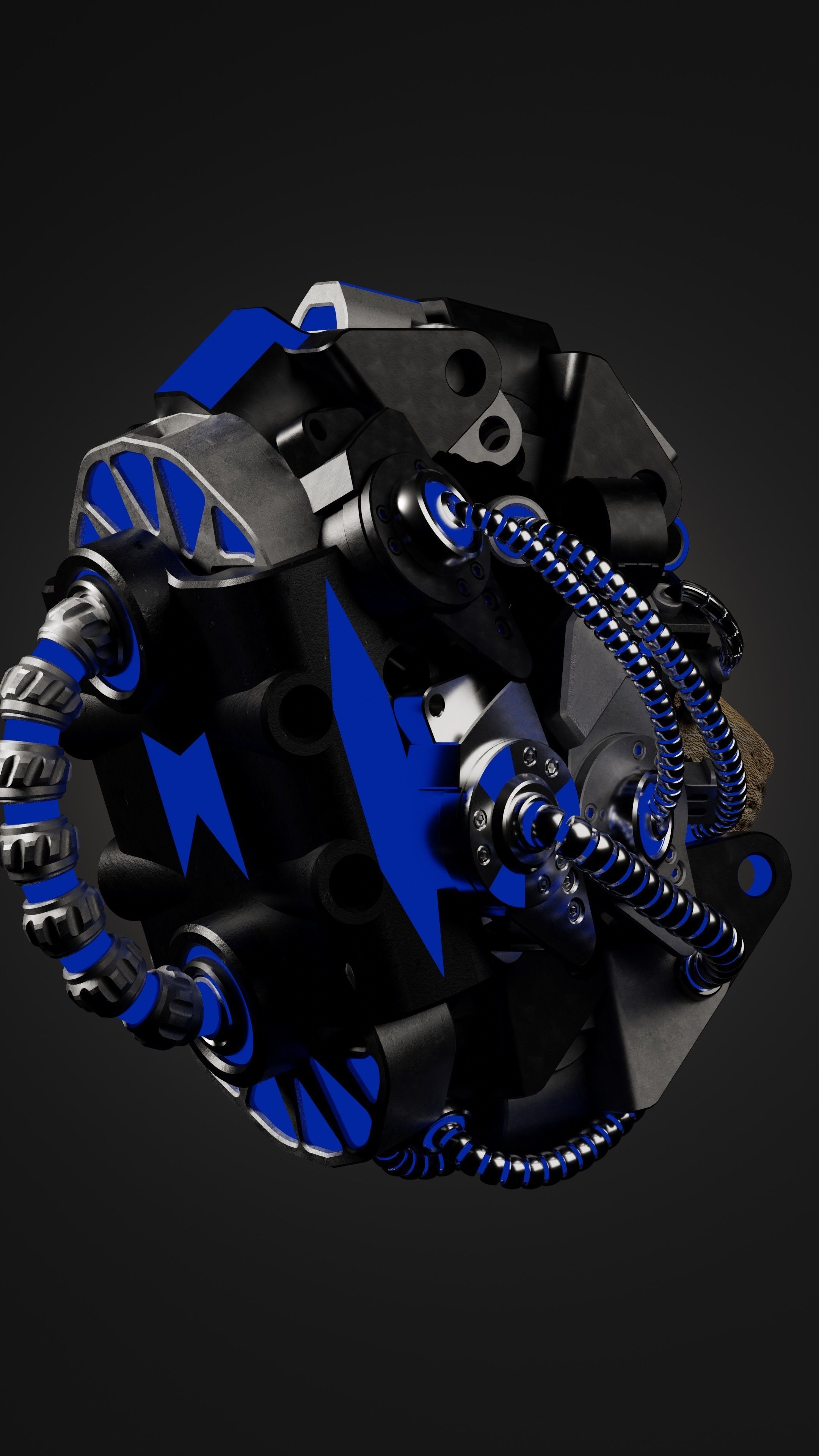 Sci-fi Character Cyborg 004 3D model_7