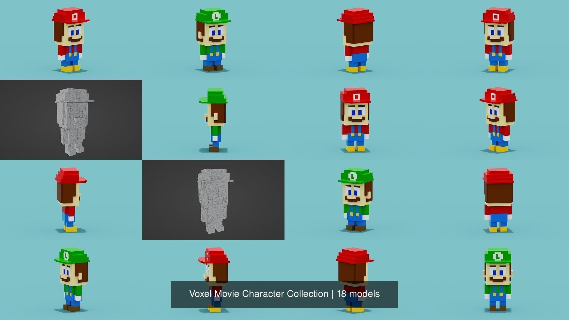 Voxel Movie Character Collection _1