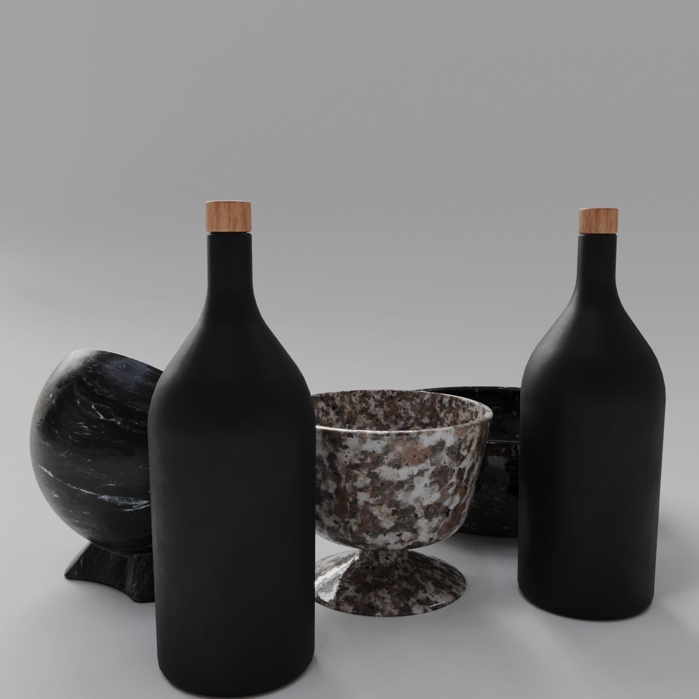 Decoration Set 01 3D model_4