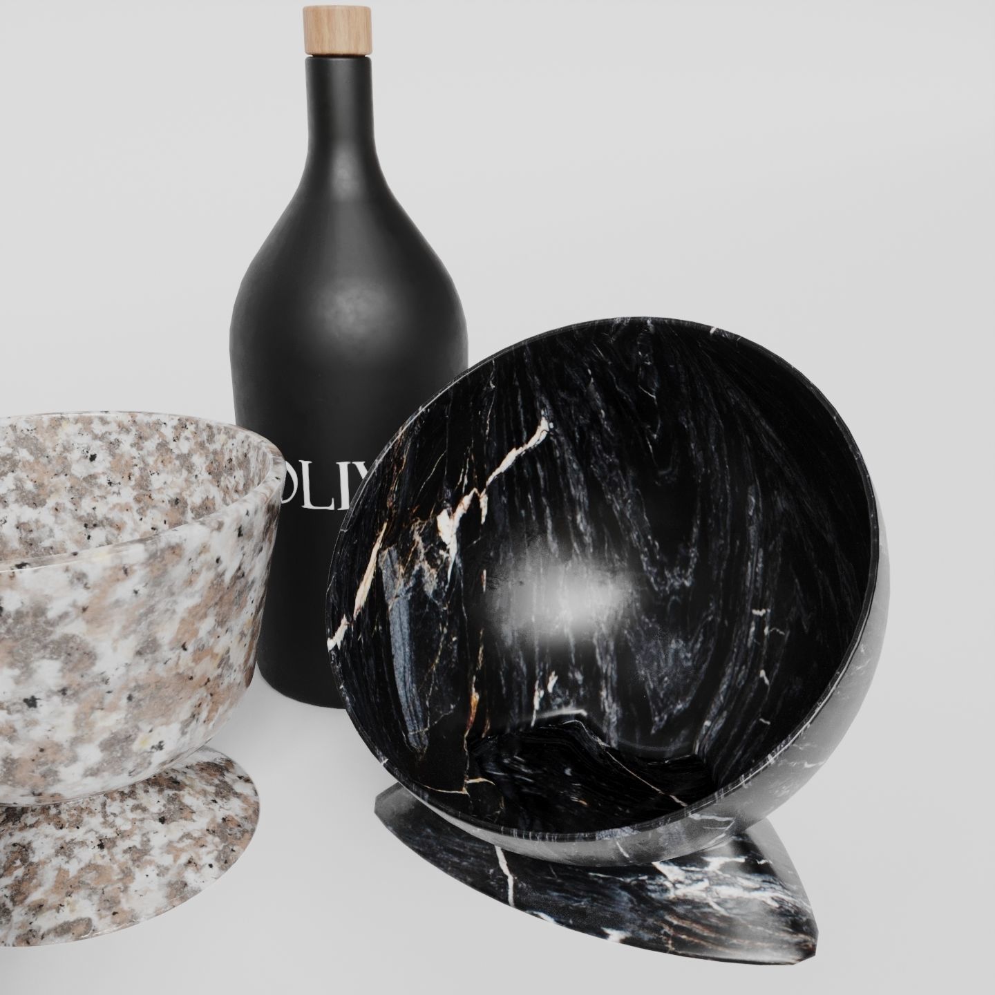 Decoration Set 01 3D model_2