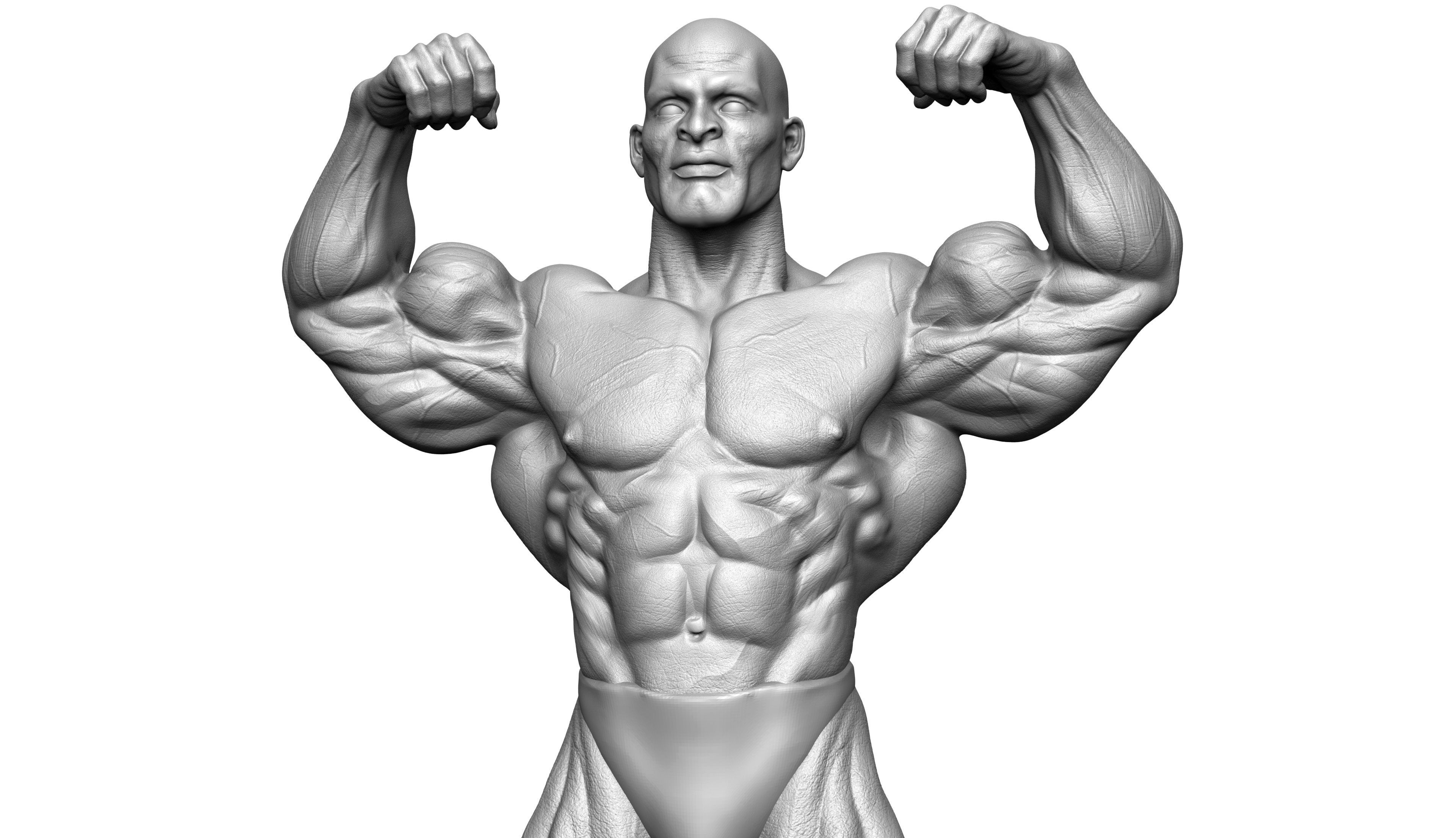 Ronnie Coleman Tribute Statue 3D print model 3D print model_5