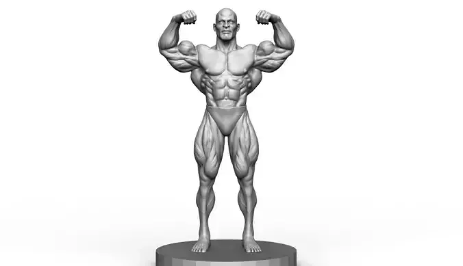 Ronnie Coleman Tribute Statue 3D print model
