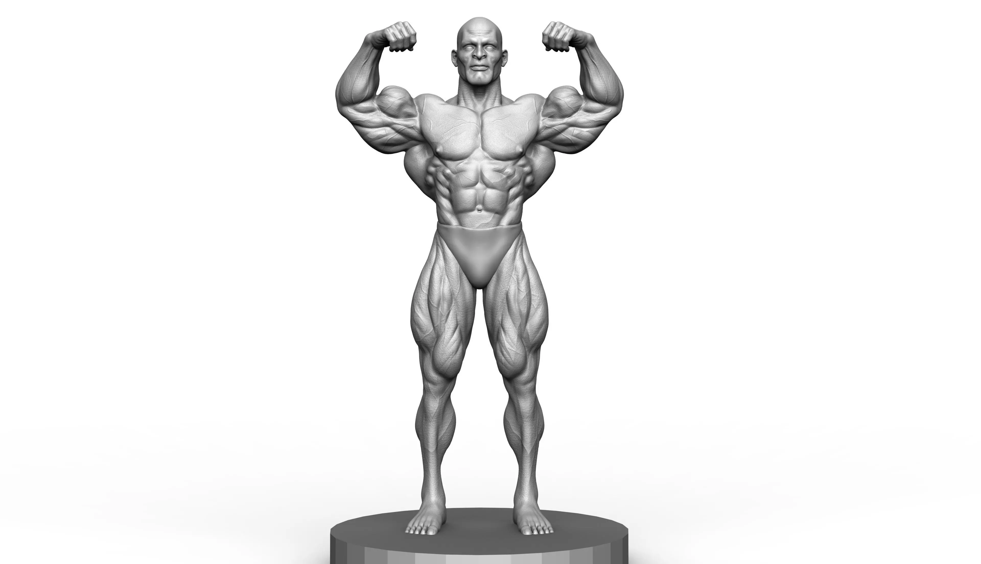 Ronnie Coleman Tribute Statue 3D print model 3D print model_0