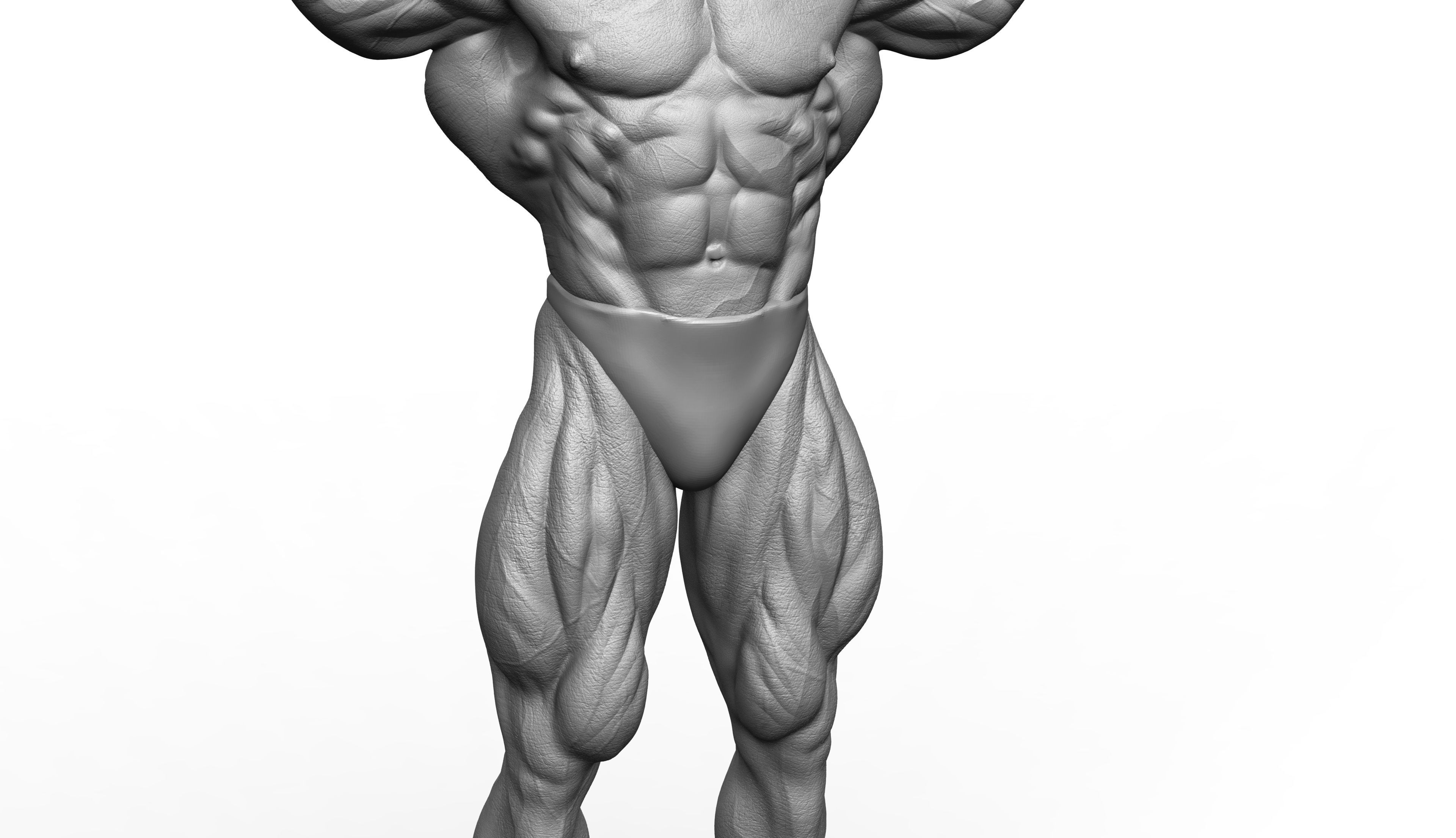 Ronnie Coleman Tribute Statue 3D print model 3D print model_13