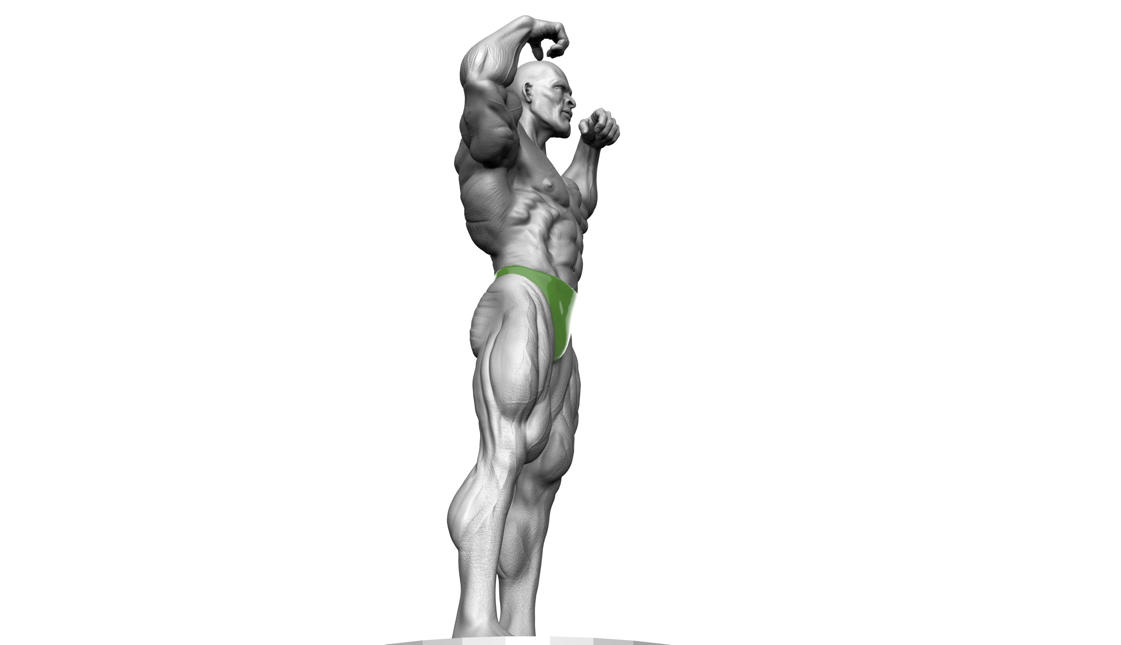 Ronnie Coleman Tribute Statue 3D print model 3D print model_16