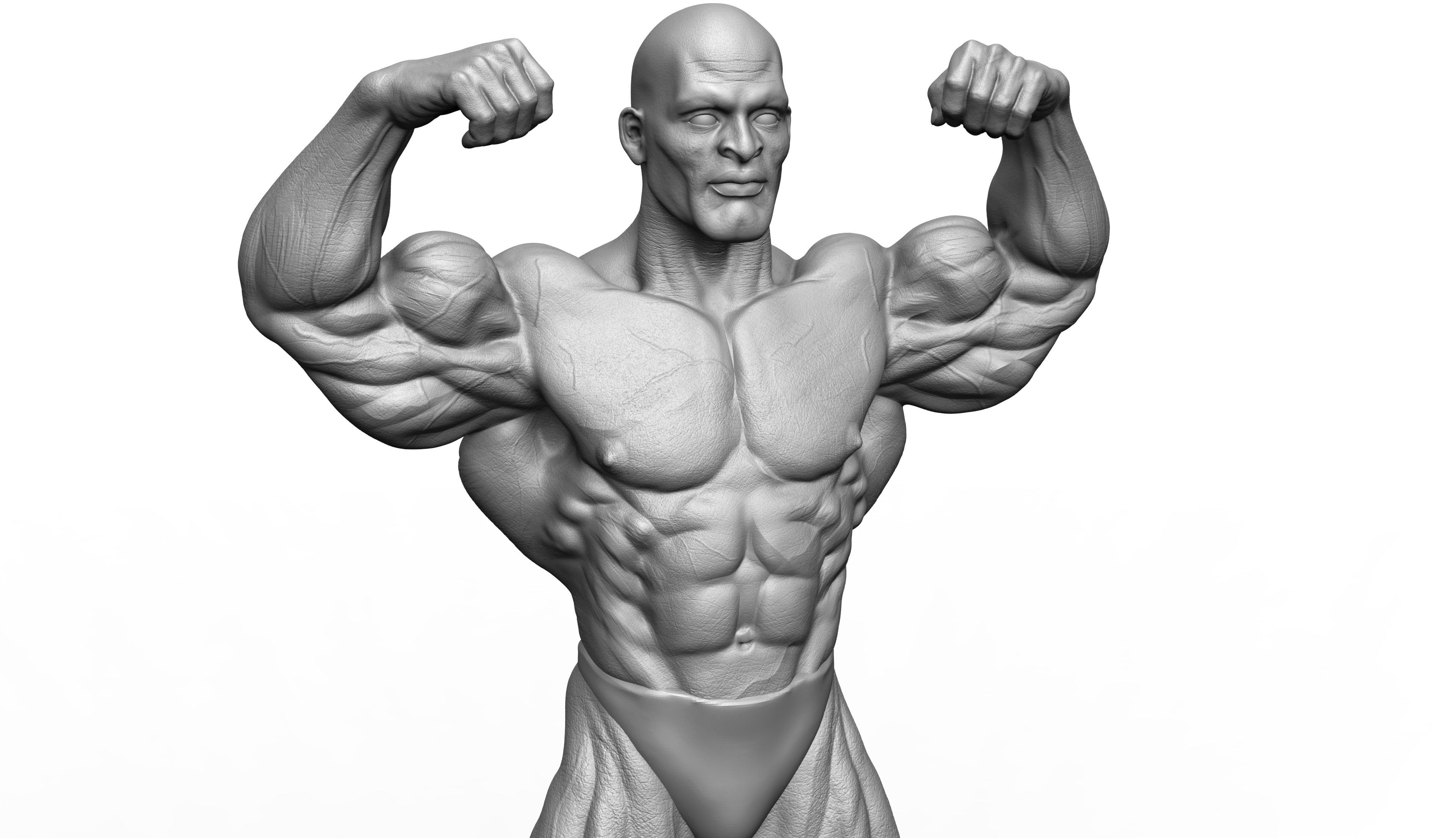Ronnie Coleman Tribute Statue 3D print model 3D print model_14