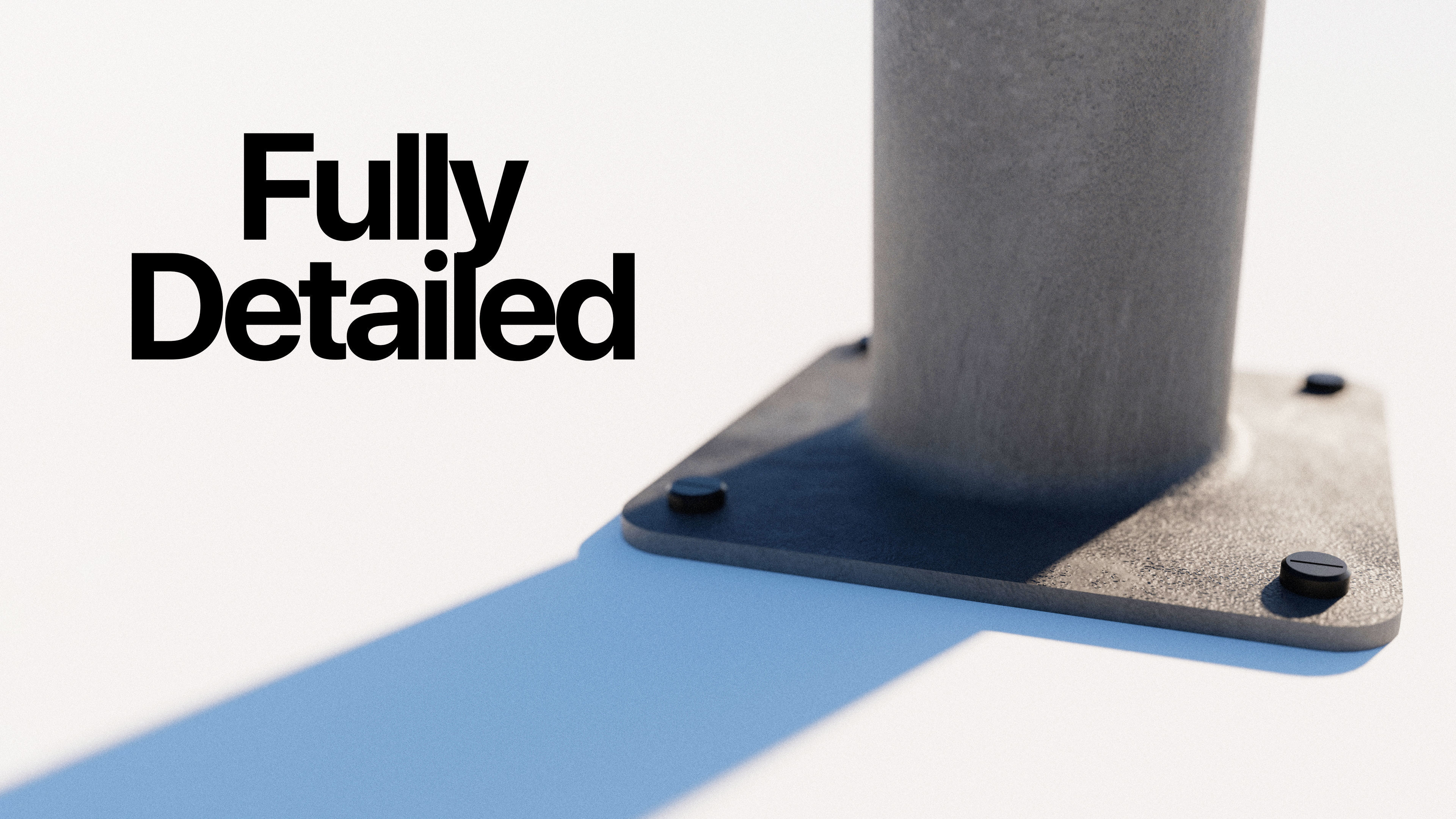 Traffic Lights Low-poly 3D model_5