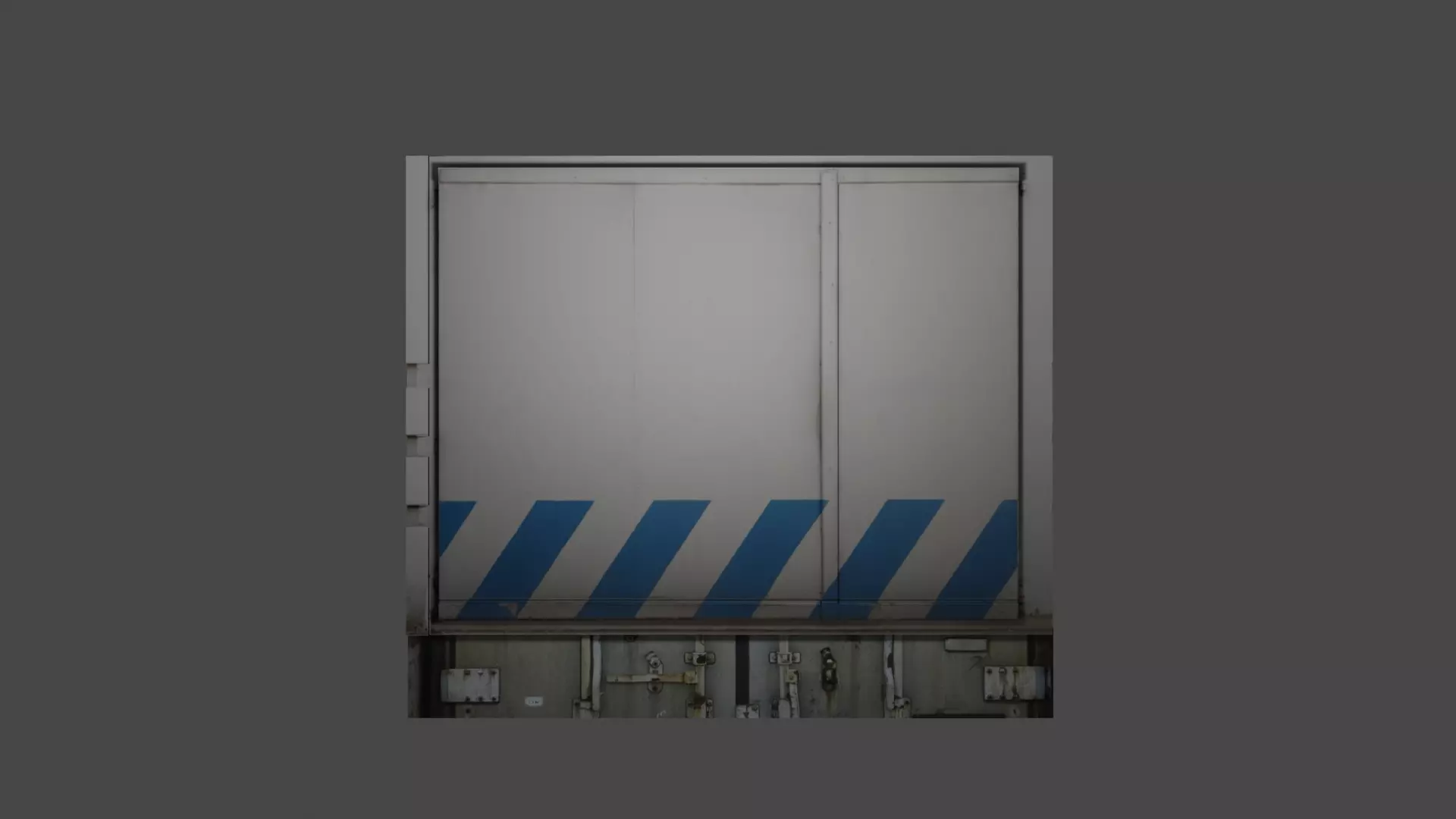Blast Door Free low-poly 3D model