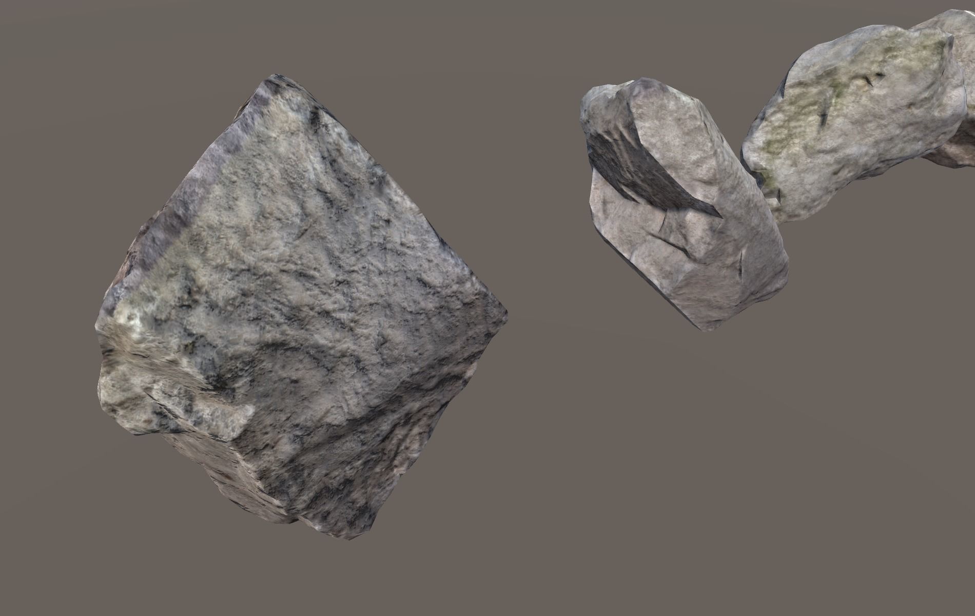 Scanned Rocks 3D model Scanned Rocks Collection 02 - Lowpoly VR / AR / low-poly ...