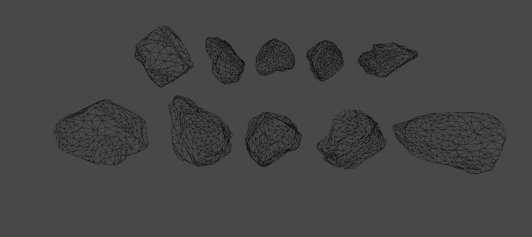 Scanned Rocks 3D model Scanned Rocks Collection 02 - Lowpoly VR / AR / low-poly ...