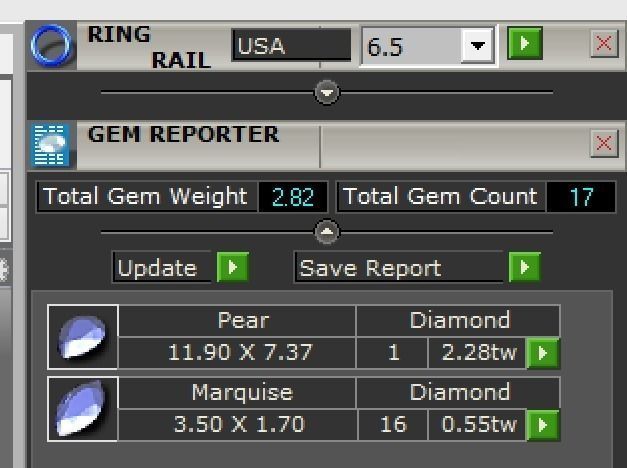 Ring with marquee leaves  3D print model_1