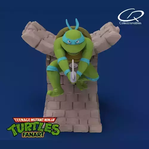 Teenage Mutant Ninja Turtles Fanart  - Leonardo  3D print model