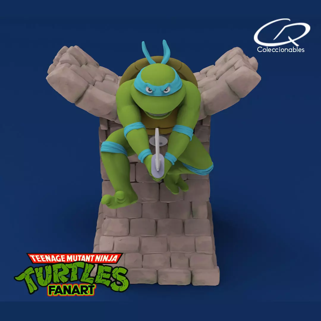 Teenage Mutant Ninja Turtles Fanart - Leonardo 3D print model_0