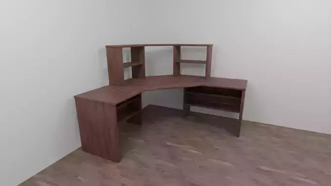 Wooden Corner Desk 1