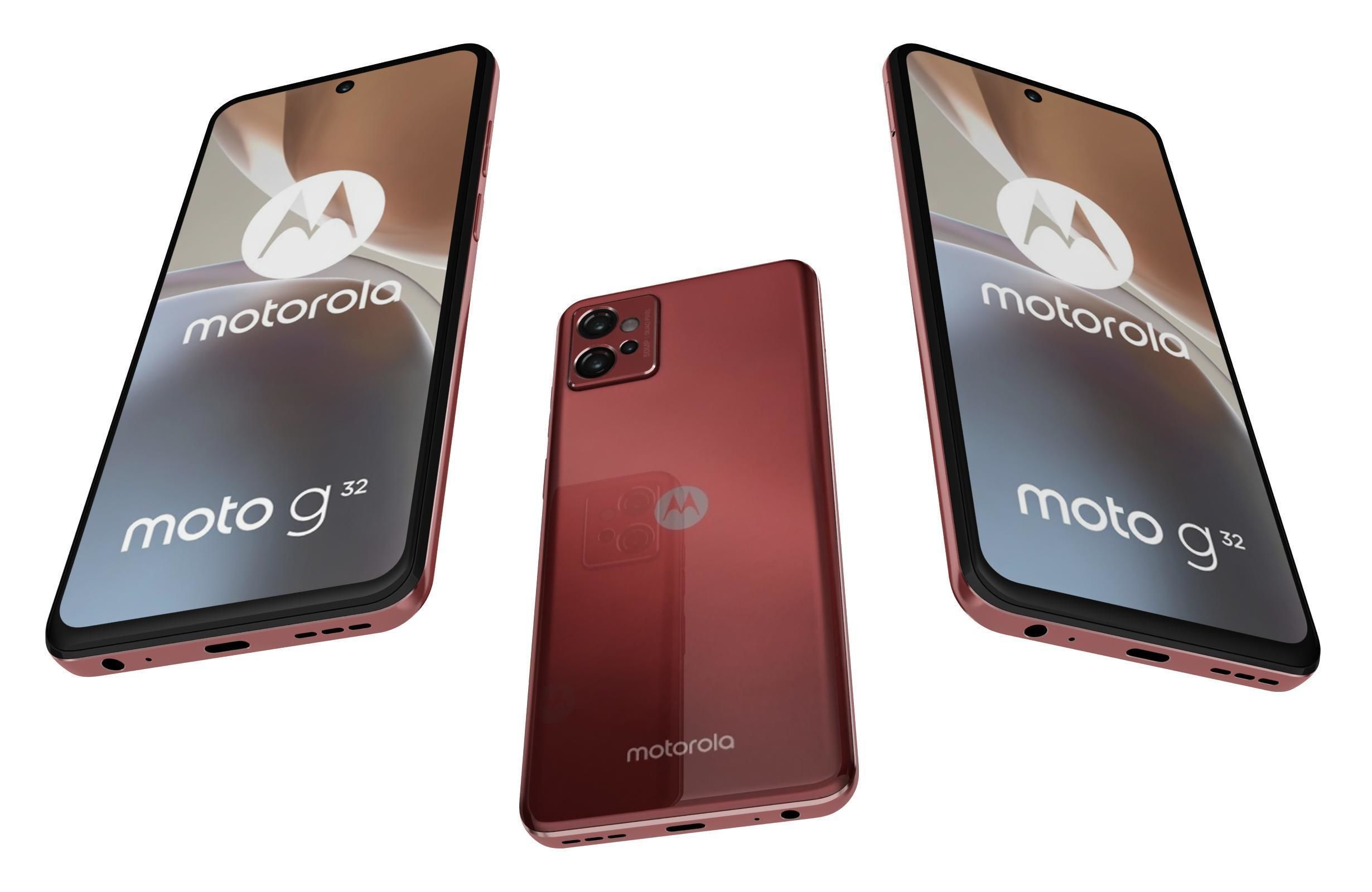 Motorola Moto G32 Red 3D model_2