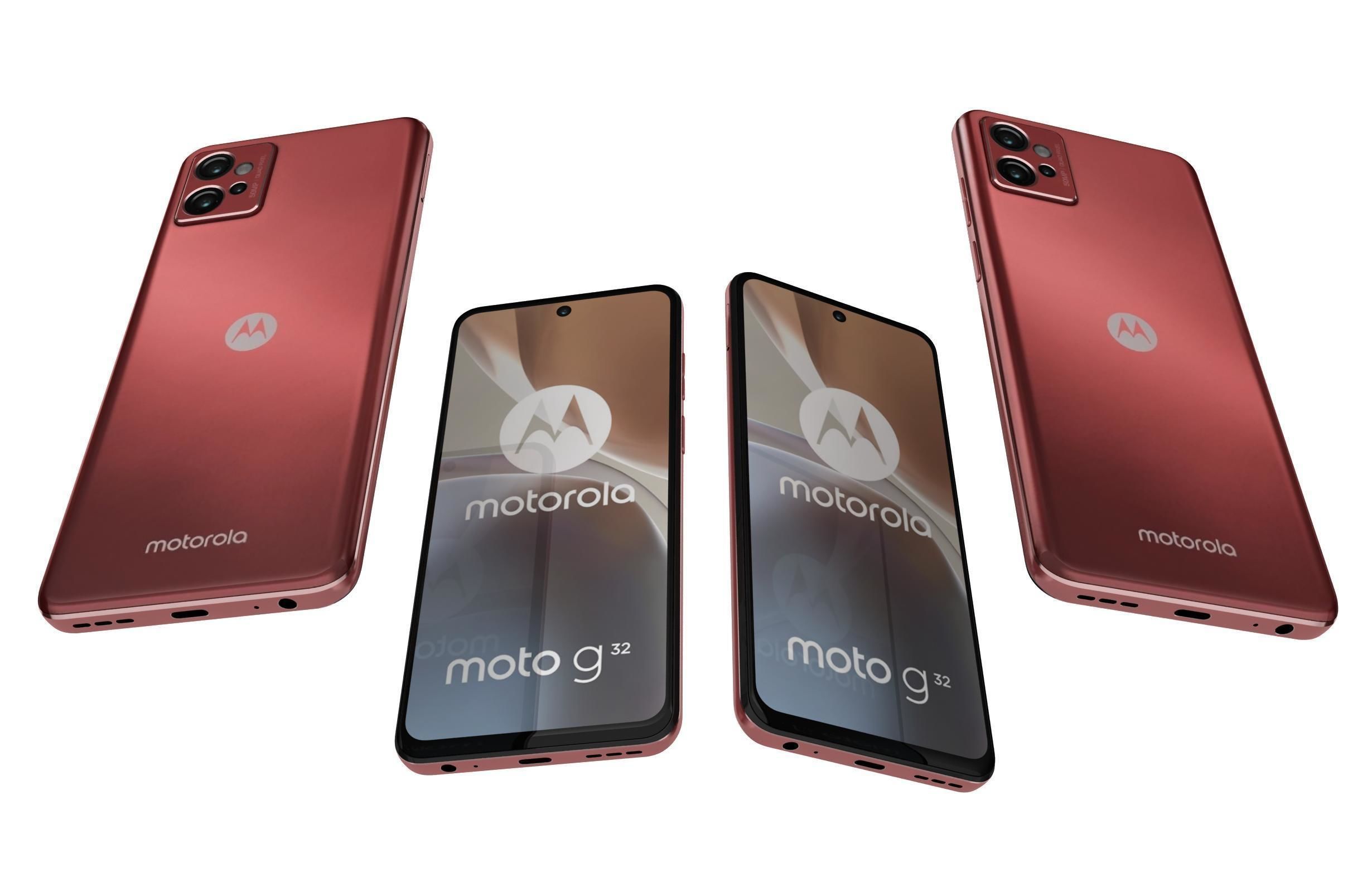 Motorola Moto G32 Red 3D model_5