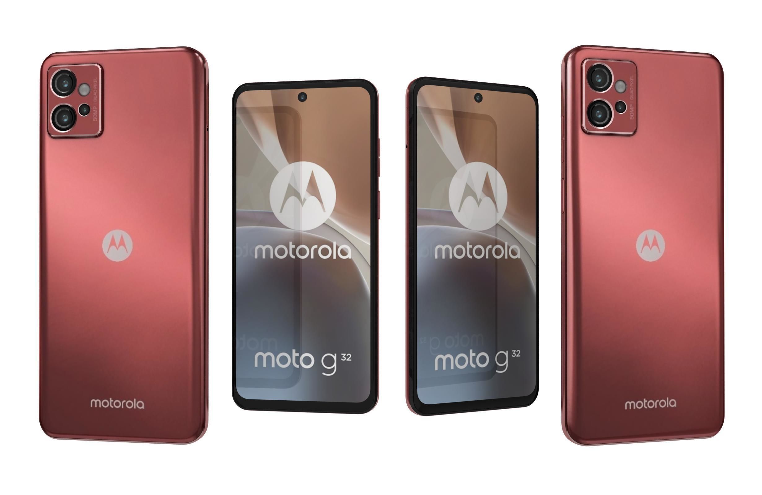 Motorola Moto G32 Red 3D model_3