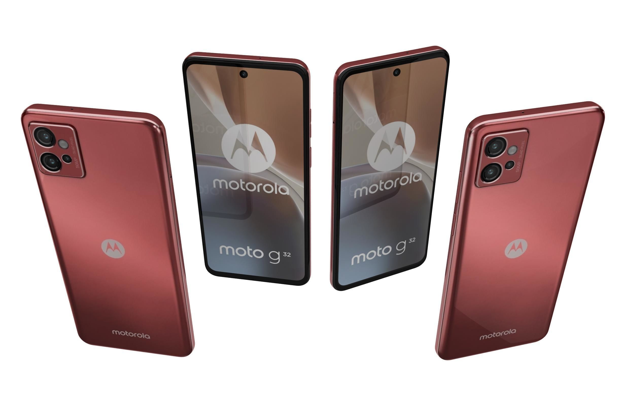 Motorola Moto G32 Red 3D model_4