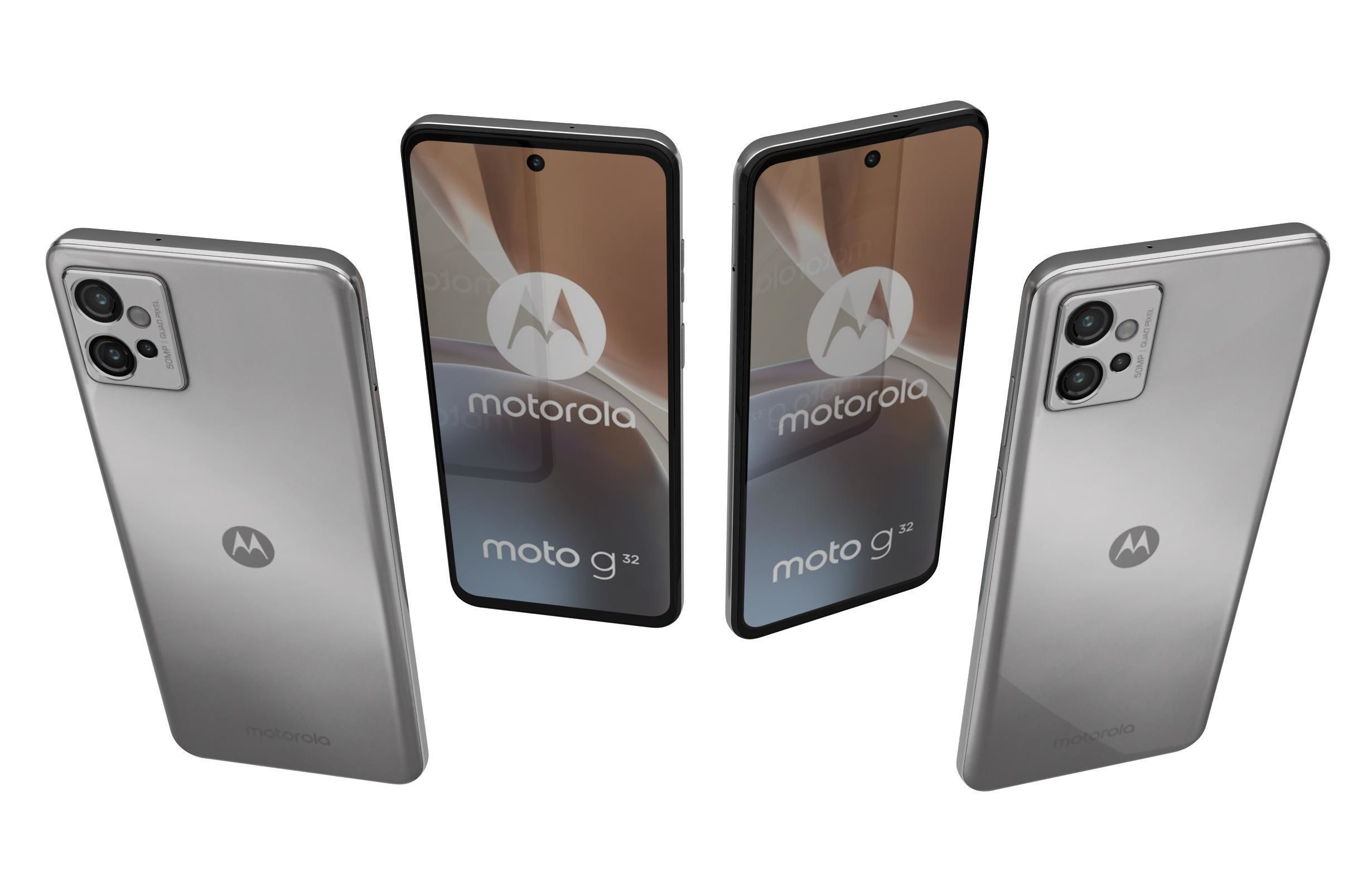 Motorola Moto G32 Silver 3D model_4