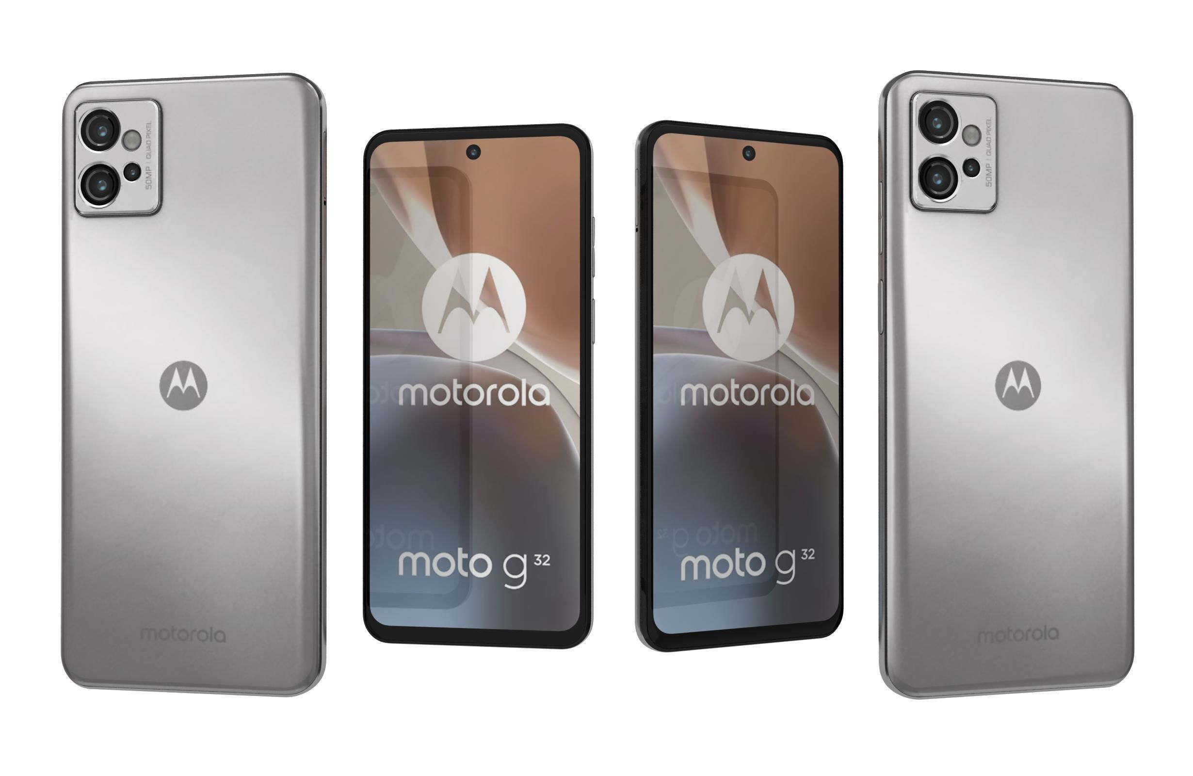 Motorola Moto G32 Silver 3D model_3
