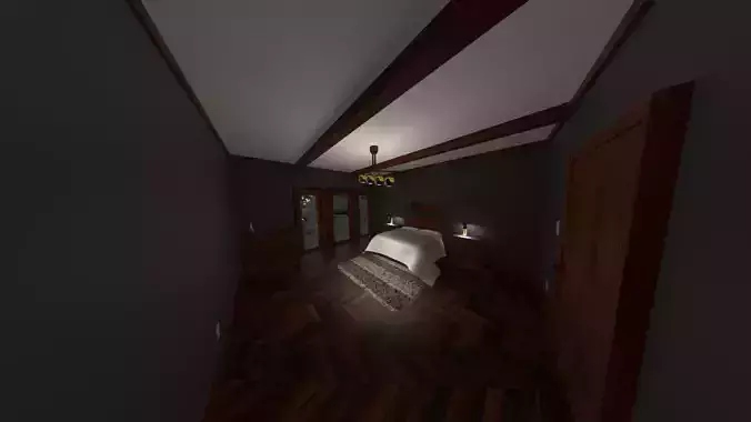 First Bedroom 3D model