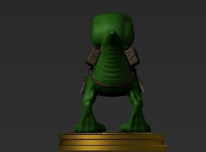 SMILING CARGO DINOSAUR 3D model_3