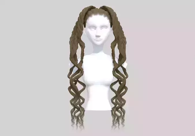 Ponytail Female Hair 