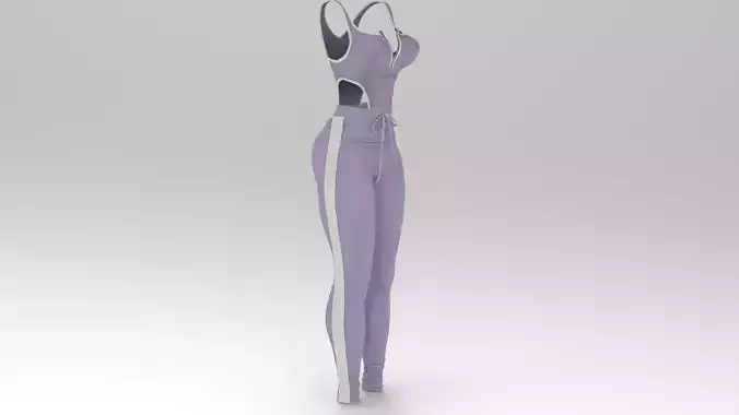 Mesh Outfit 8 Low-poly 3D model