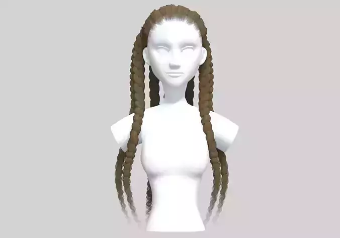 Long Stylized Hairstyle 