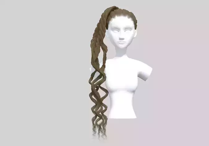 Long Pigtail Hair 