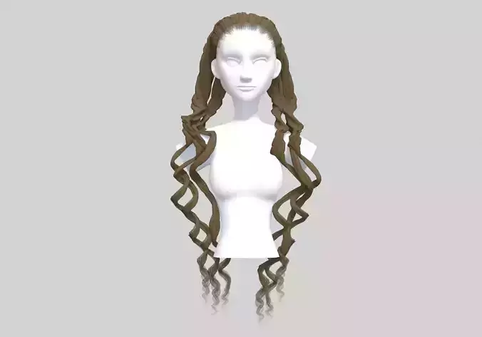 Long Female Hair 