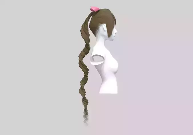 Cute Pigtail Hair 