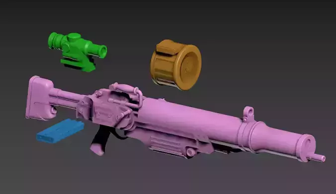 T60 Weapon 3d Printable