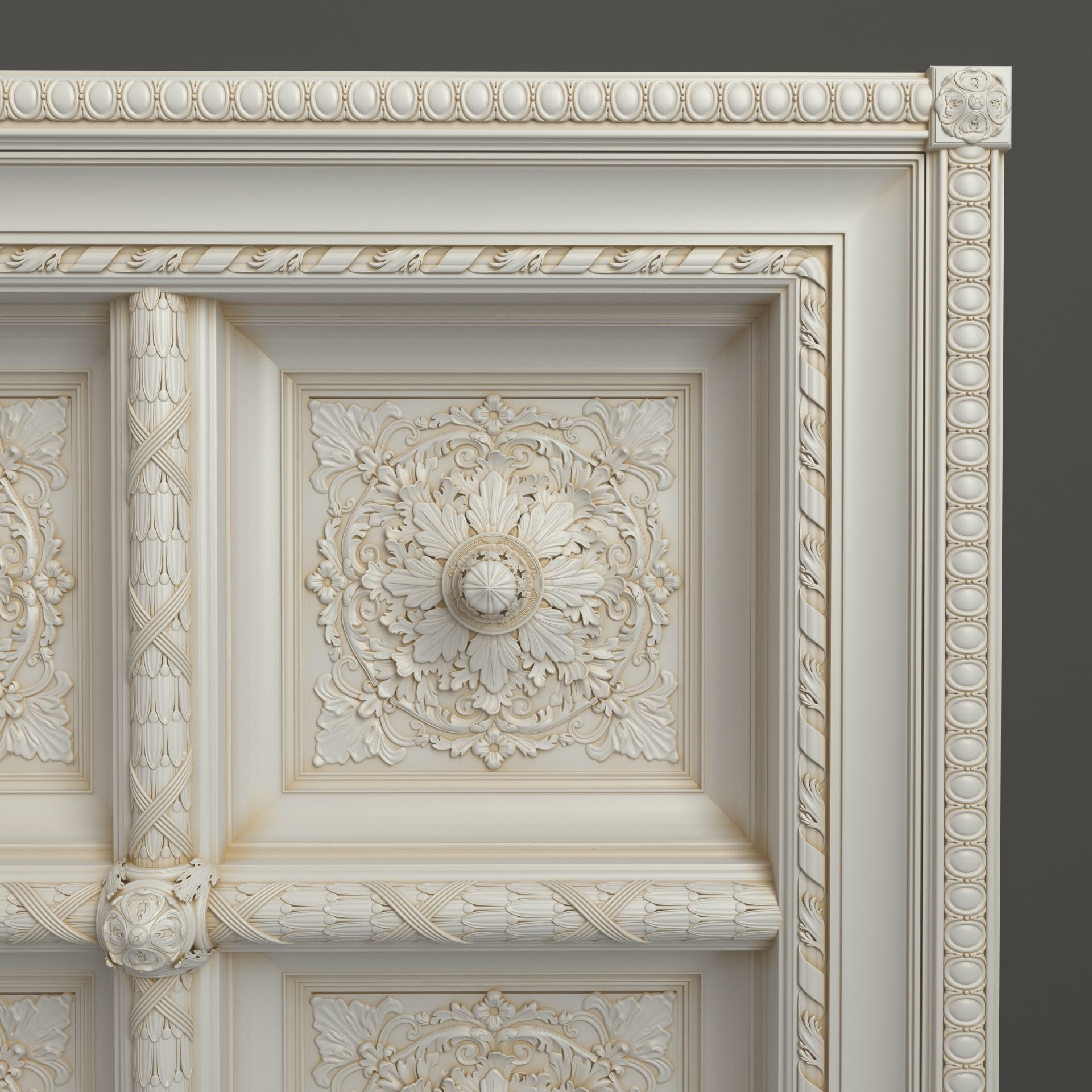 Classic Celing 1 3D model_3