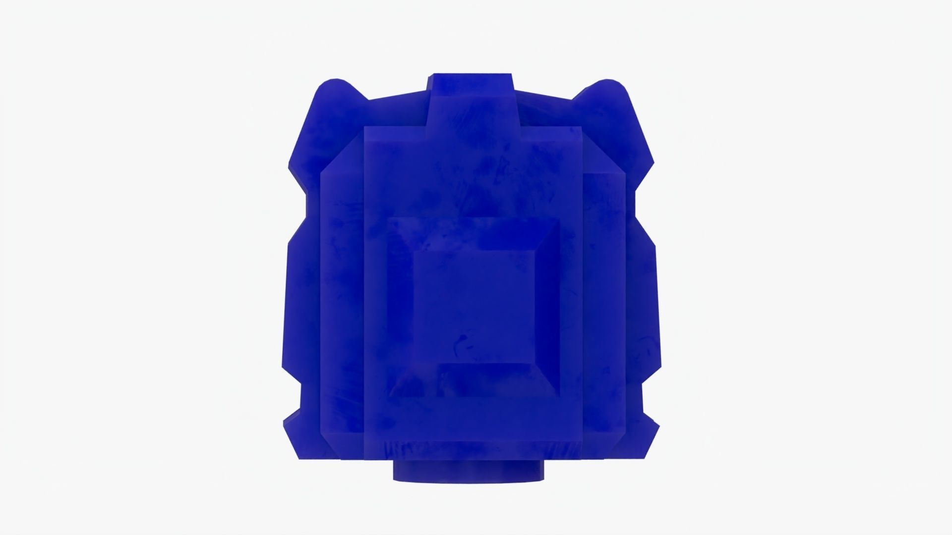 Lego Gundam Head Low-poly 3D model_4