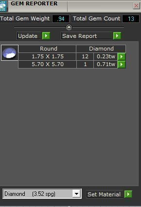 Round Cluster Ring 0739 3D print model_5