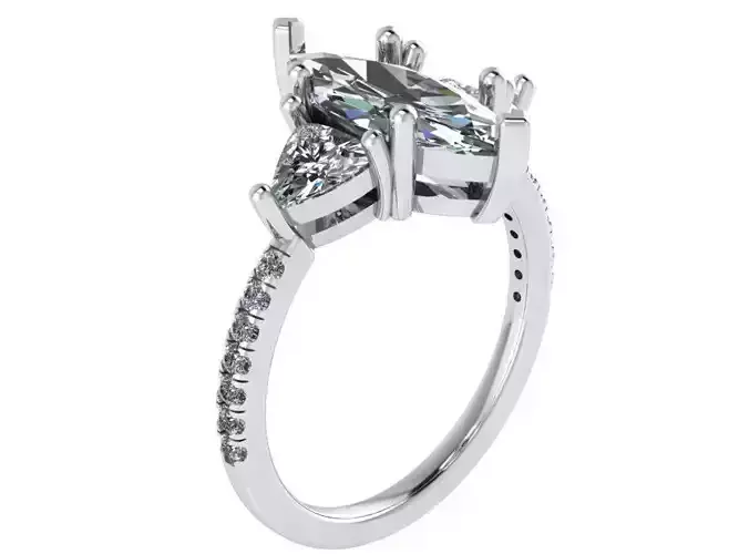 3-Stone Basket Setting 0747