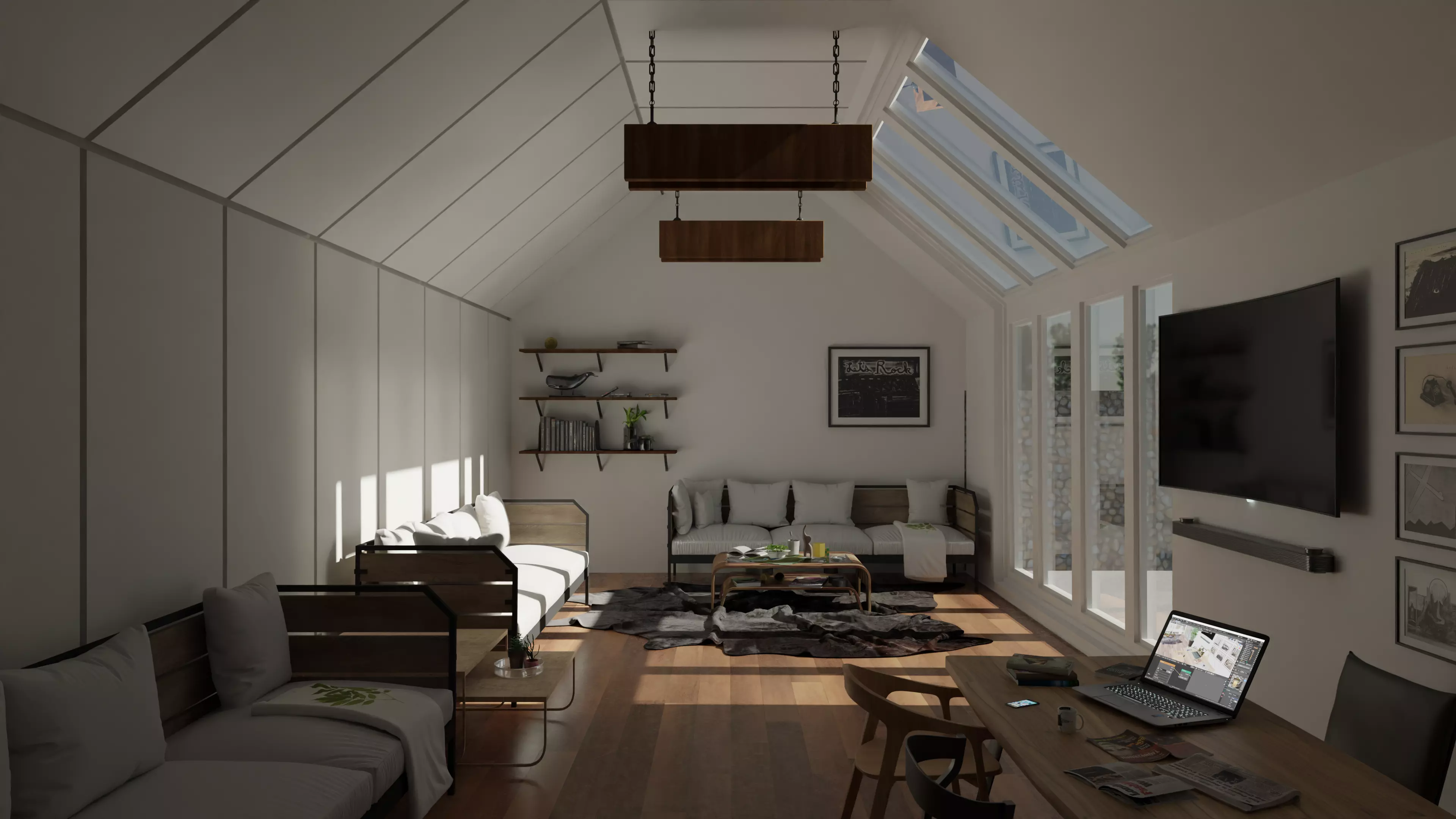 Modern Interior 3D model_0