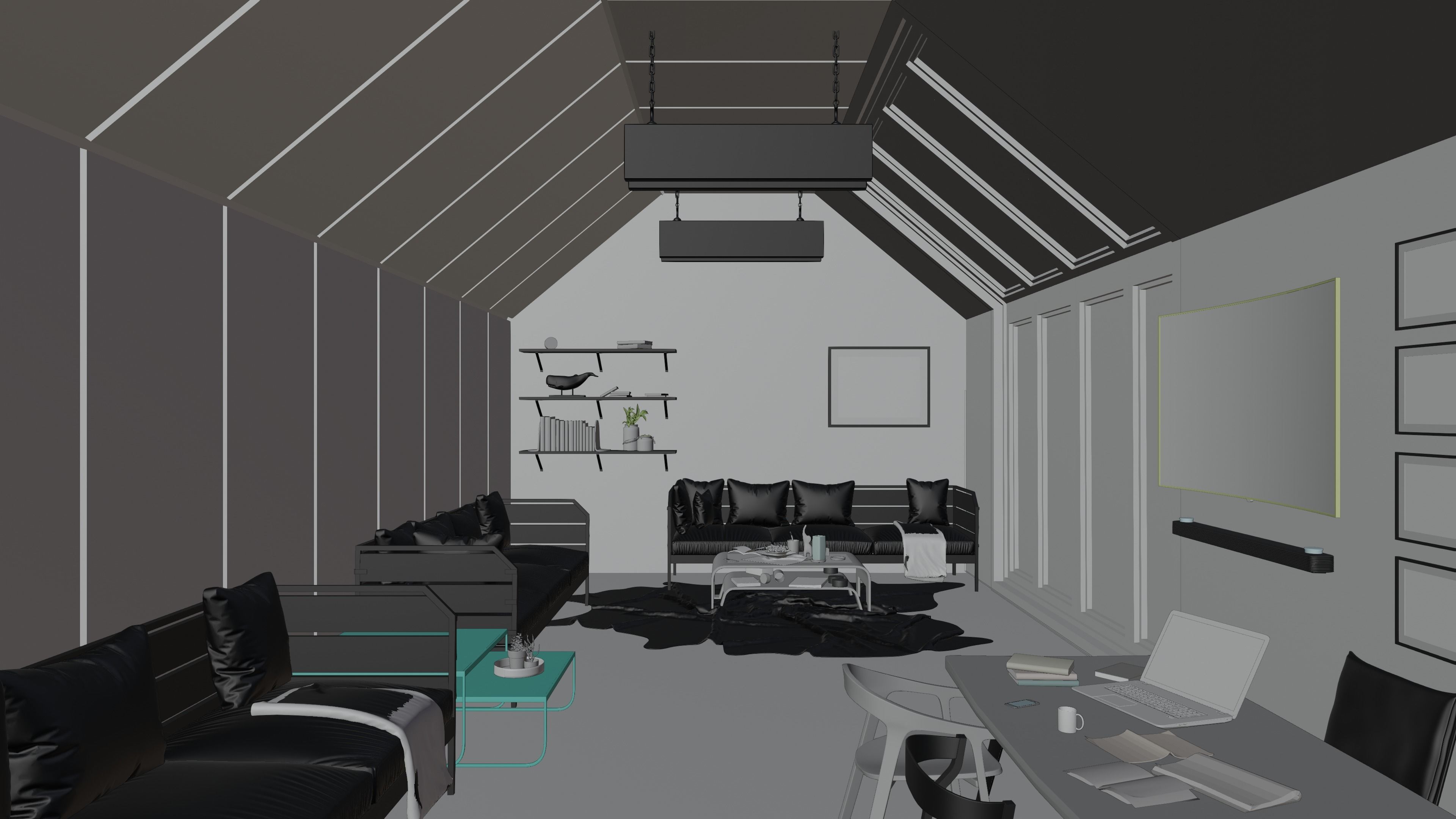 Modern Interior 3D model_6