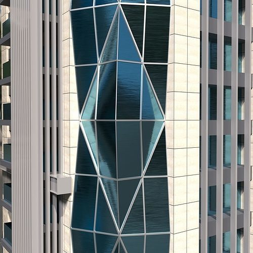 DIAMOND TOWERS TAIWAN TAIPEI  3D model 3