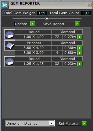 Diamond Style Ring 0753 3D print model_5