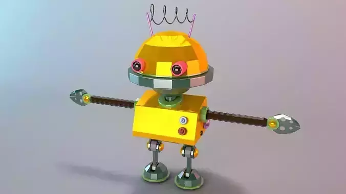 Robot anim 3D model