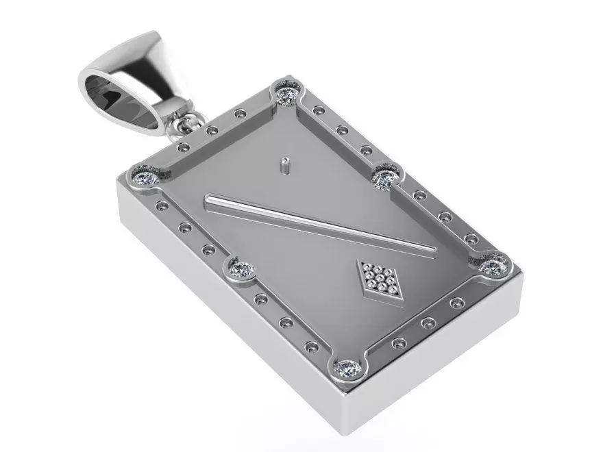 Billiard Table Pendant 0760 3D print model