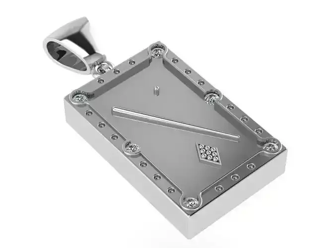 Billiard Table Pendant 0760 3D print model