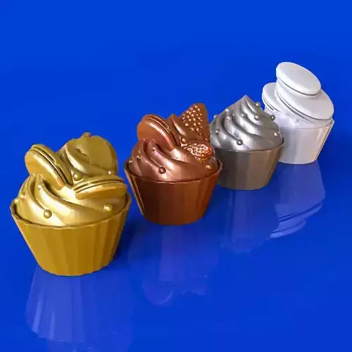 Cupcakes collection four 3D print model