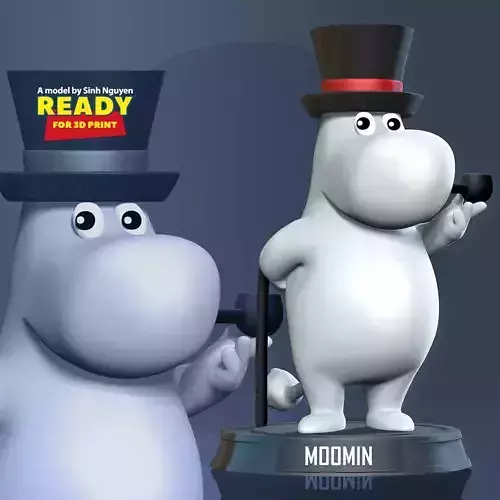 Moominpappa moomin statue