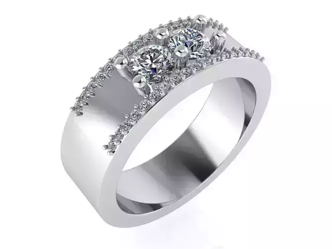Diamond Wedding Band 1064