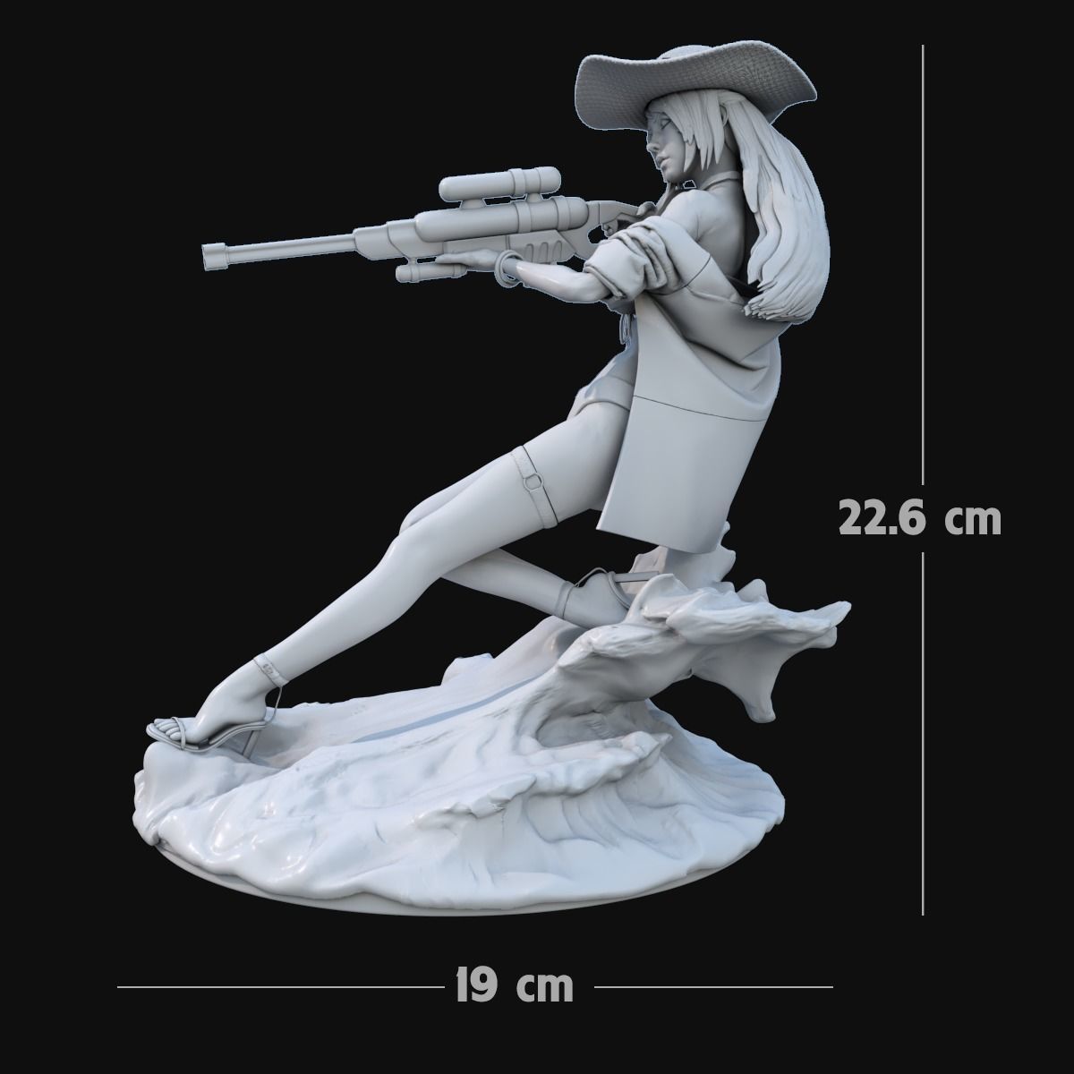 Caitlyn Pool Party - Fanart 3D Print redy 3D print model_10